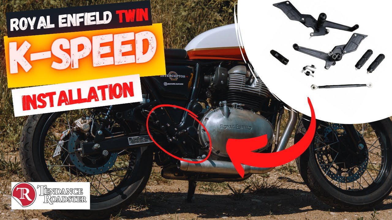 [E21] - Commandes reculées (K-SPEED - TENDANCE ROADSTER) - Royal Enfield Interceptor 650
