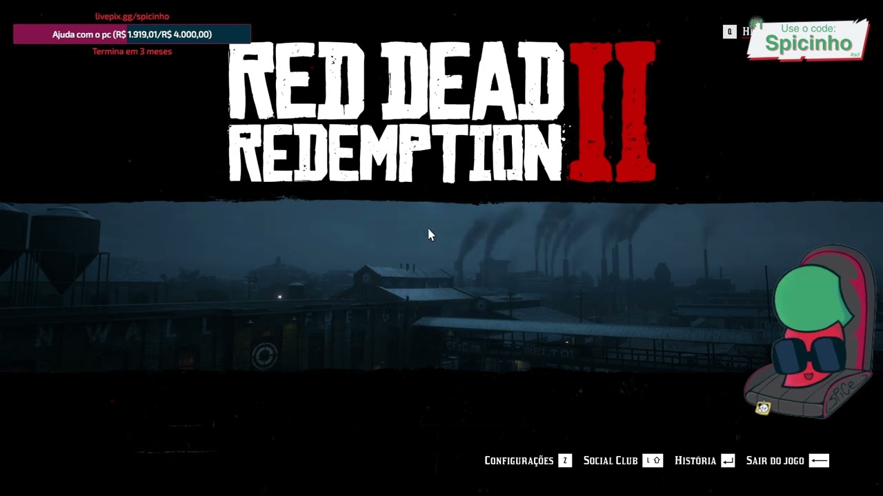SPICINHO jogando Red Dead Redemption II - Parte 8 e Fortnite (15/01/2026)