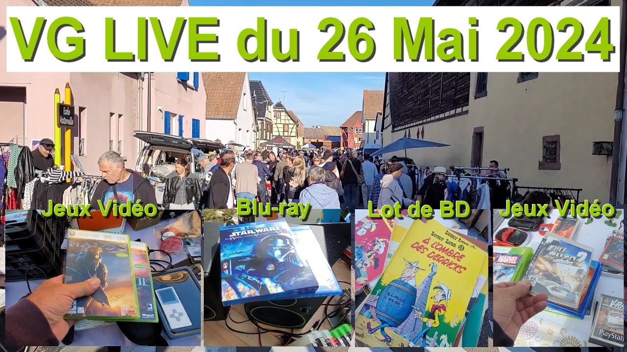 VG LIVE du 26 MAI 2024 ! Je trouve un beau lot de BD en couverture souple !!!