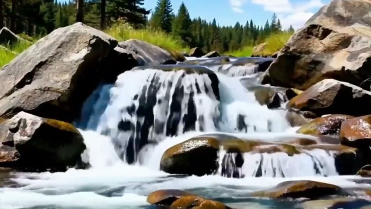 Unwind and Relax with the Soothing Sounds of a River and Bird Songs 