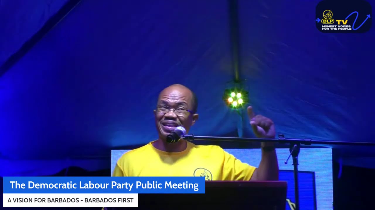 The Democratic Labour Party Public Meeting - Independence Square