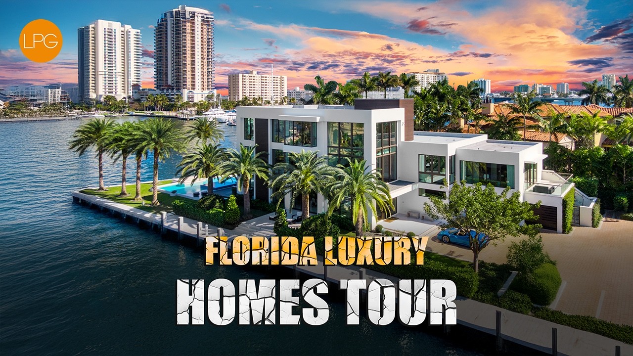 1 Hour  Tour Of The Most Expensive Homes For Sale In Florida | Interior Design Trends 2025