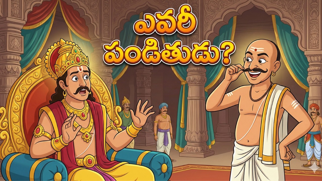 తెనాలి రామకృష్ణ తెలివితేటలు - మాతృభాష పరీక్ష! | Tenali Rama Stories in Telugu