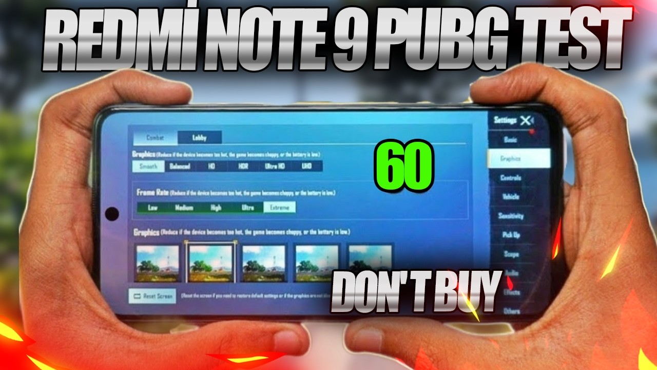 REDMİ NOTE 9 PUBG TEST İN 2025 | FPS TEST | PUBG MOBİLE