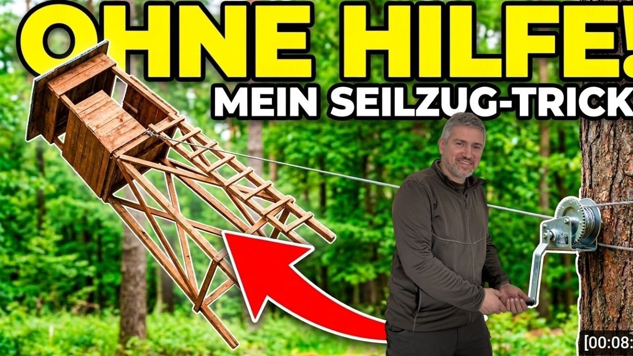 So stellst du eine Kanzel ganz Alleine auf! - Revierarbeit!