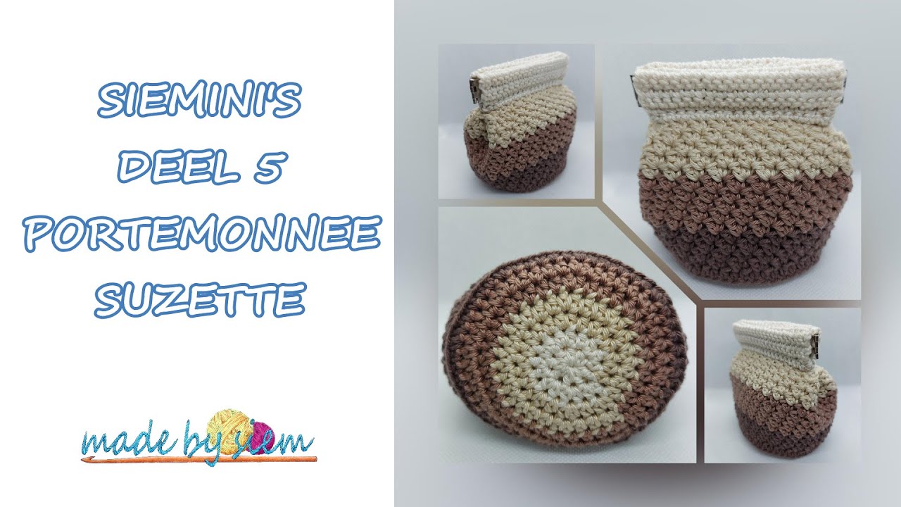SIEMINI'S DEEL 5 - PORTEMONNEE SUZETTE - HAKEN - TUTORIAL - NEDERLANDS