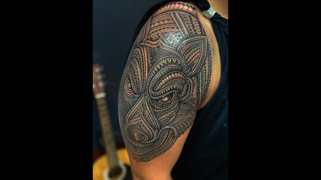 Wolf Samoan Style | tattooing | tatau | polynesian
