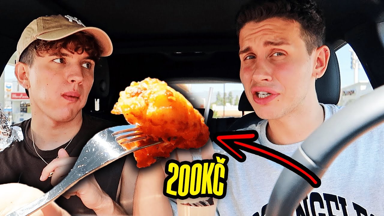 Zkoušíme americké fast foody🍟🍕💰