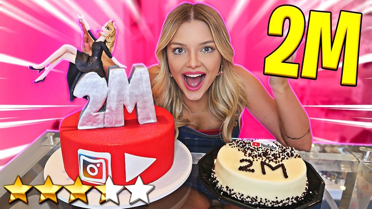 PROVEI O BOLO DECORADO DE PIOR E MELHOR AVALIAÇÃO DA CIDADE
