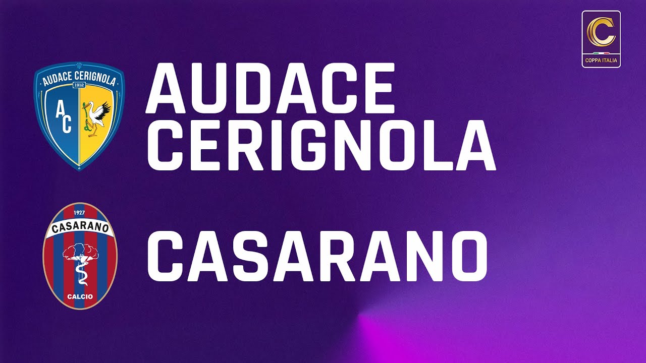 Audace Cerignola - Casarano 2-1 | Coppa Italia Serie C | Gli Highlights