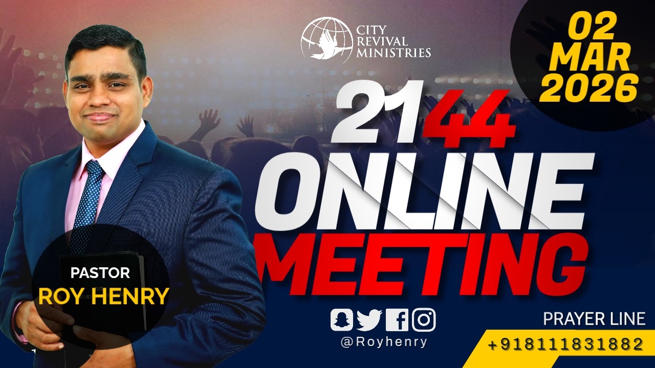 ZOOM LIVE | PR. SAM PAUL | WORSHIP BY: BR.VIMAL RAJ