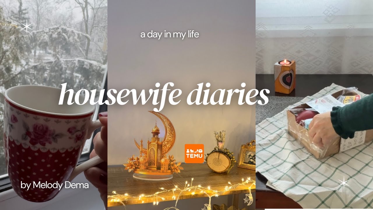 Housewife Diaries | My Ramadan shopping from Temu haul, healthy cooking,cleaning | Vlog