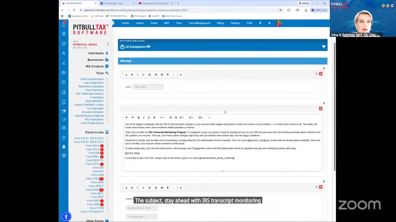 Introducing IRS Transcripts Monitoring Automation