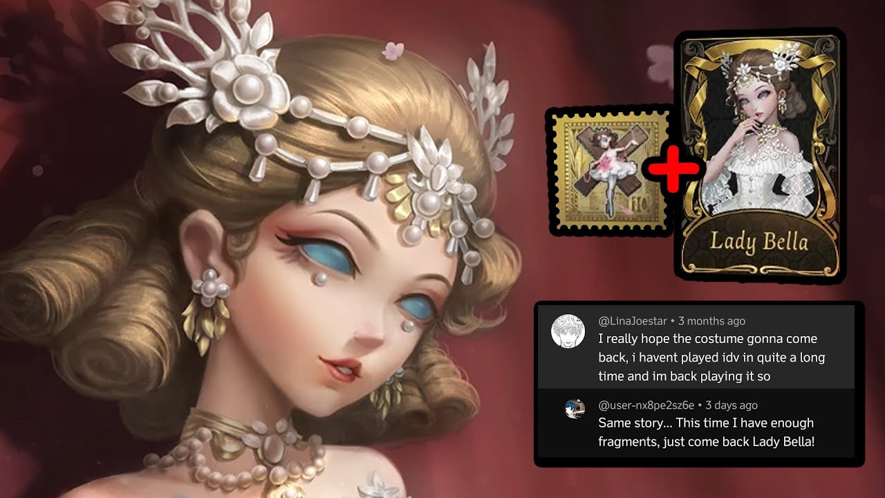 BabiTampan Used One of Mary's Rare Skins | Identity V Lady Bella + Perfect Marionette Gameplay