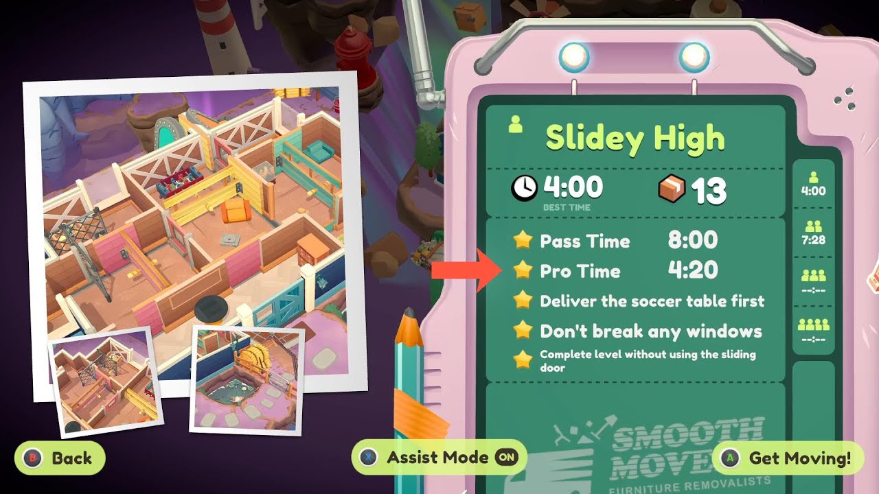 Moving Out 2 | Slidey High: Get Pro Time!