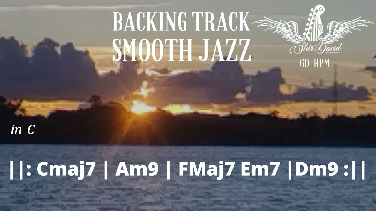 Backing Track Smooth Jazz in C  60 bpm