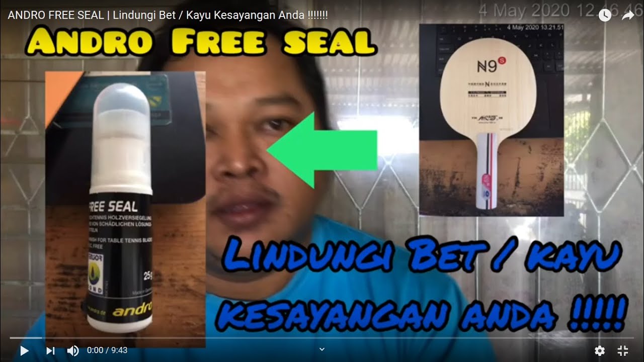 ANDRO FREE SEAL | Lindungi Blade / Bet / Kayu Kesayangan Anda !!!!!!!