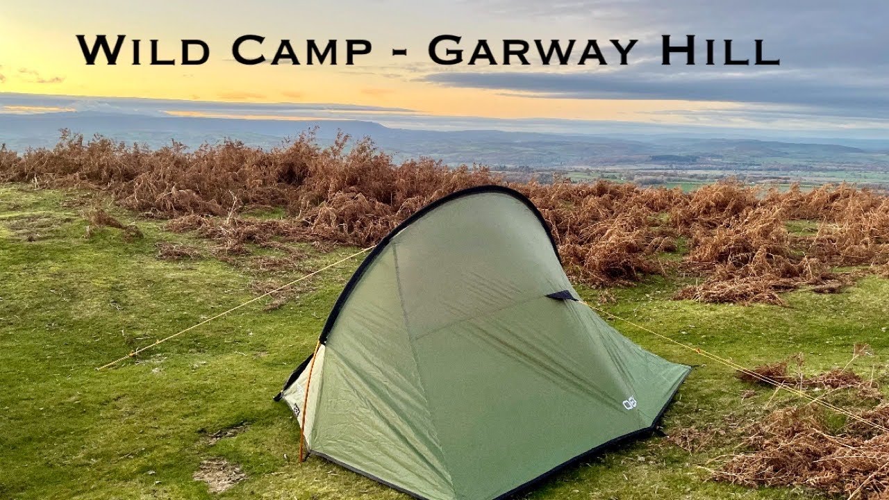 Wild Camping in the OEX Bobcat 1 - Garway Hill Herefordshire