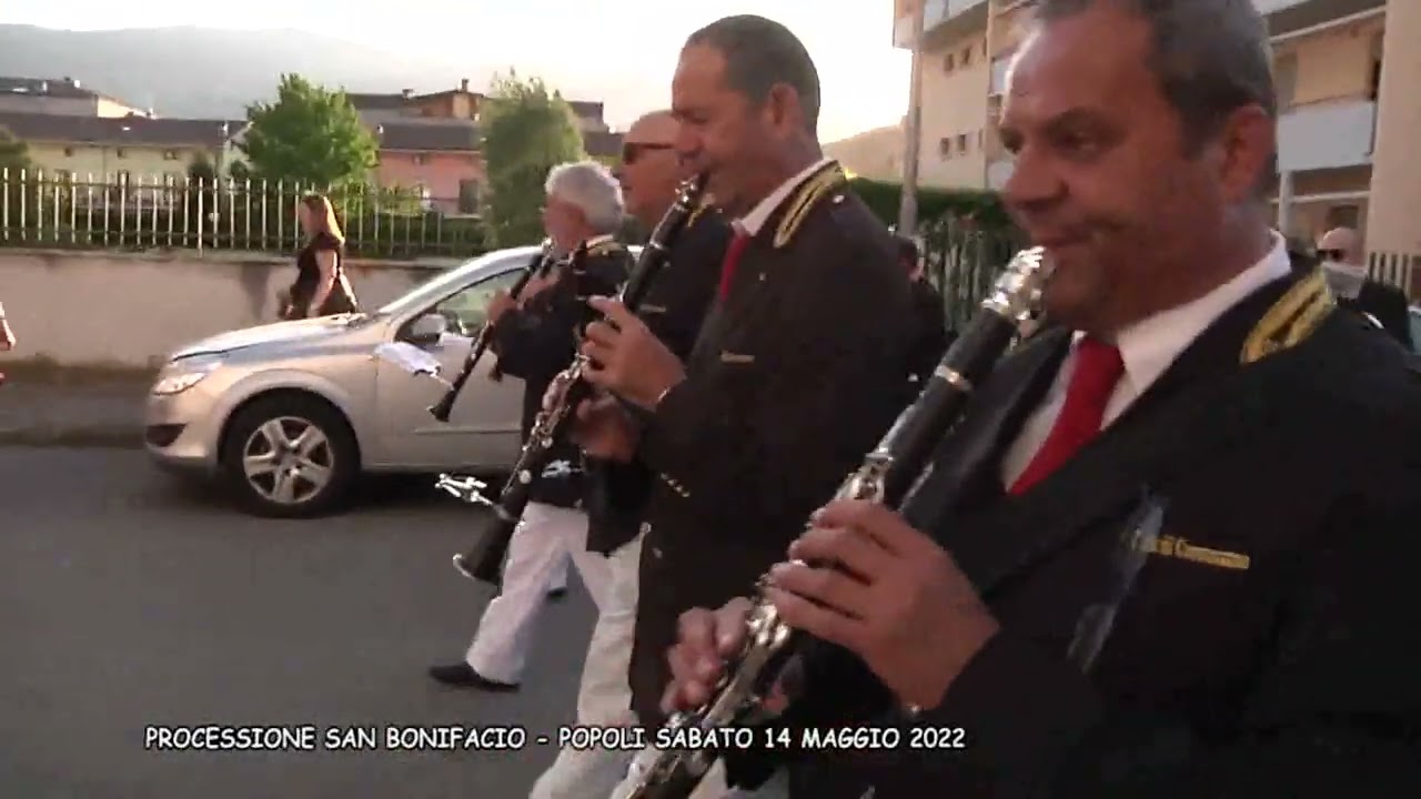 PROCESSIONE SAN BONIFACIO   POPOLI SABATO 14 MAGGIO 2022
