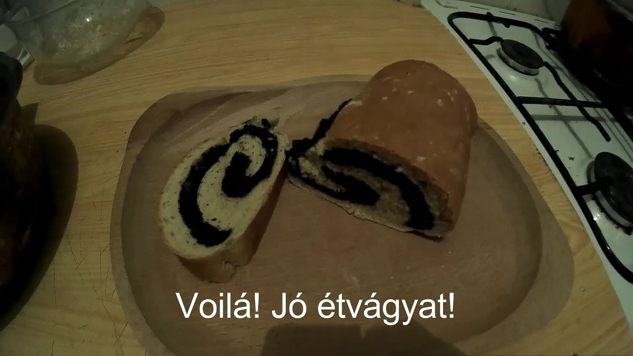 Olajmentes veg&aacute;n m&aacute;kos bejgli