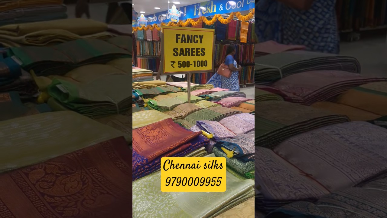 The chennai silks ‼️ sarees collections #viralvideo #viralshorts #saree #chennaisilks