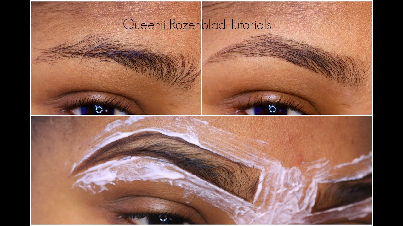 How I groom my brows at home - Queenii Rozenblad