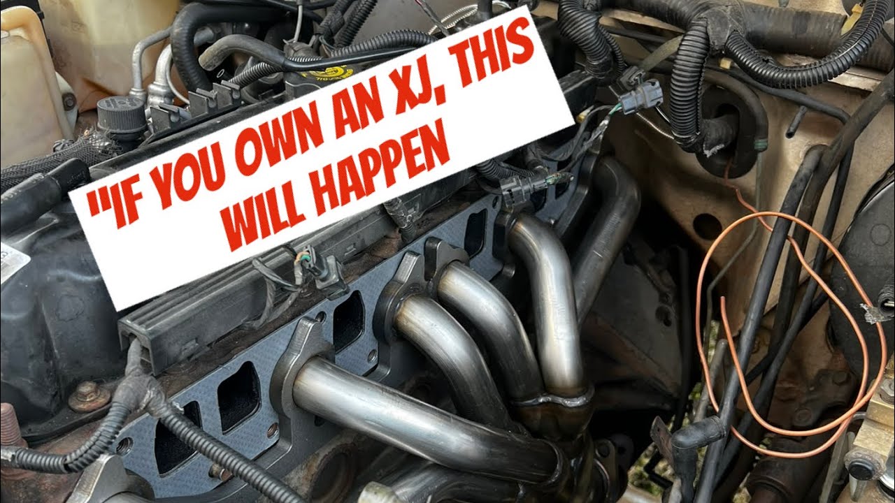 Jeep XJ 4.0 Exhaust Manifold & Motor Mount Replacement | Stop the Cracks