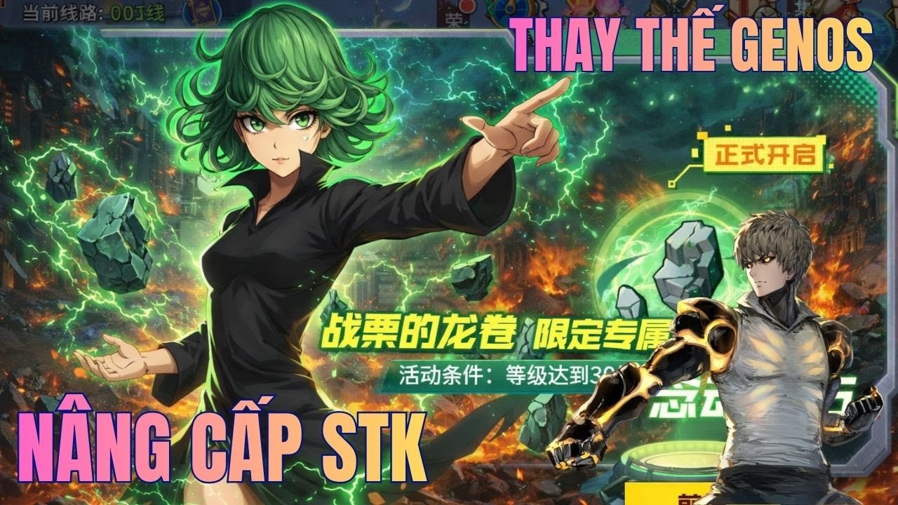 Nâng Cấp STK Tatsumaki UR+ Test PVP DMG Cực Ảo - Game One Punch Man: The Strongest