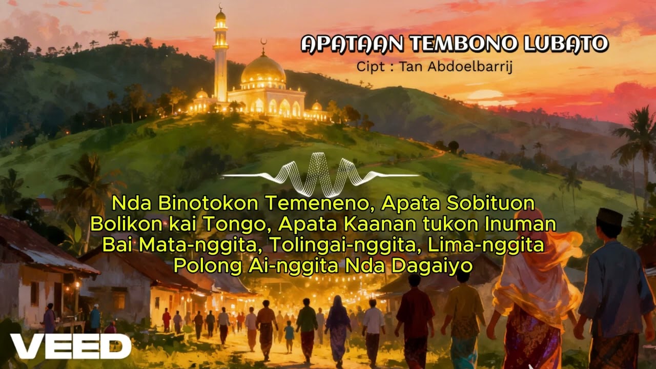 Viral Lagu Religi Banggai - APATAAN TEMBONO LUBATO