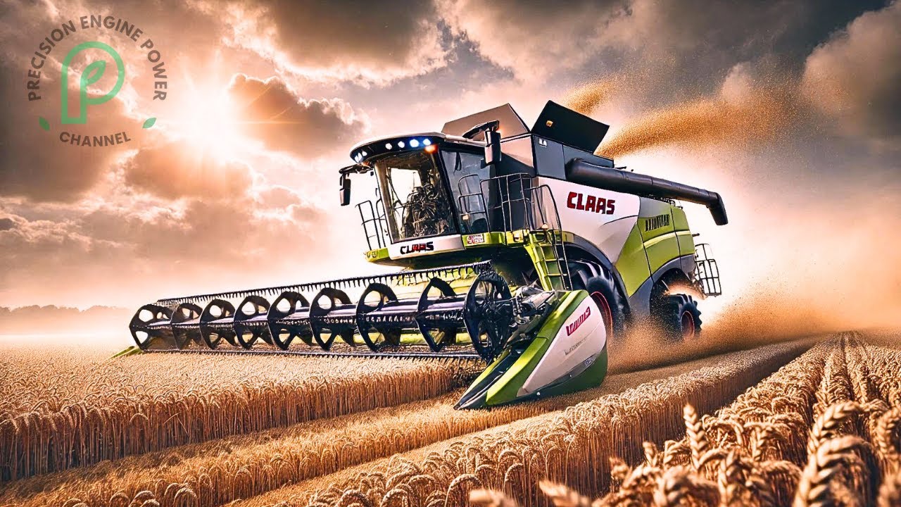 Claas Lexion 7700 Terra Trac Wheat Harvesting Revolutionizing Efficiency