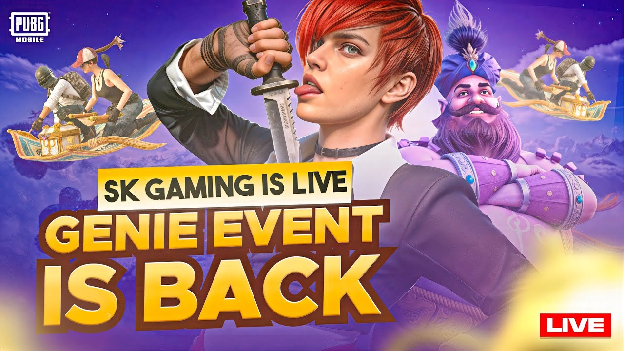 RUSH GAMEPLAY GENIE MODE IS BACK #pubgmobile #pubgmnextstarprogram #skgaminglive