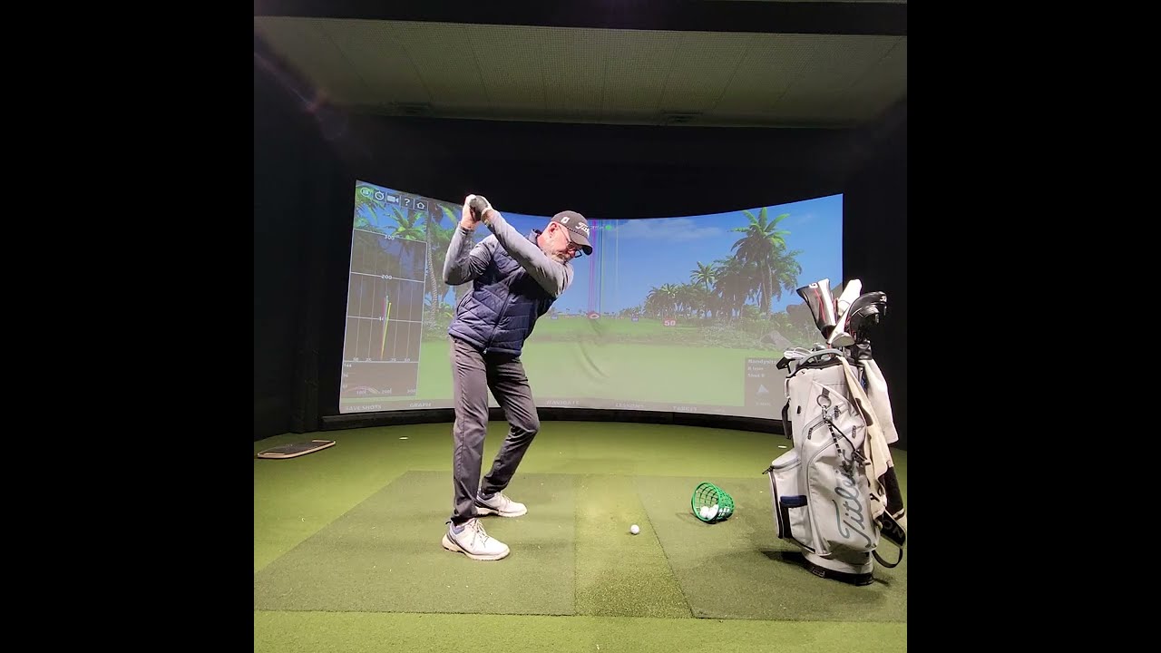 more pearls on the down swing. Practice the way you will play.
