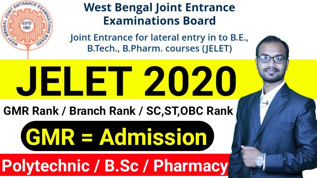 JELET 2020 Ranking Methods || GMR Rank / Branch Rank 💥Category wise Rank -SC/ST/OBC