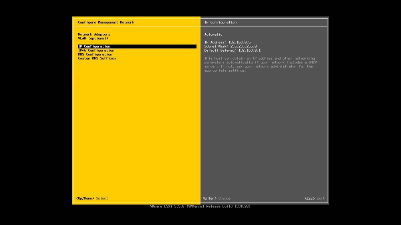 How to install VMware ESXi 5.5.0