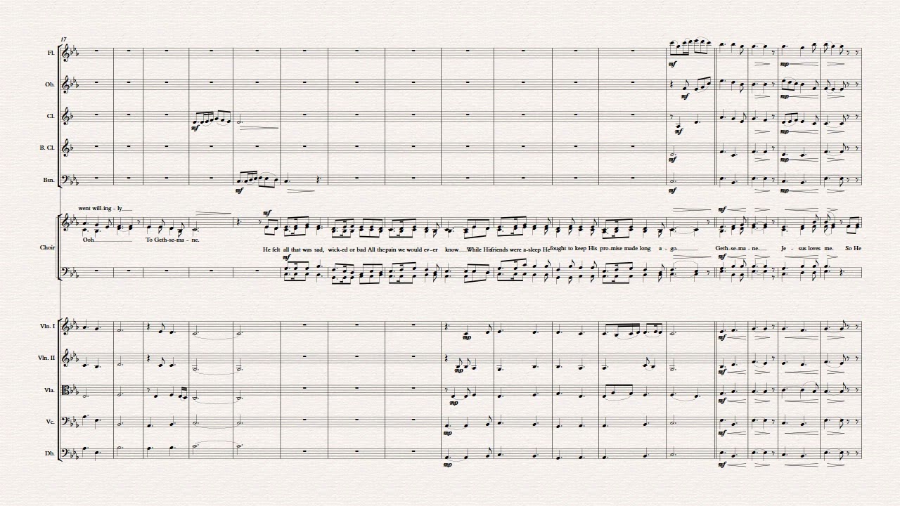 Gethsemane - Orchestral Arrangement
