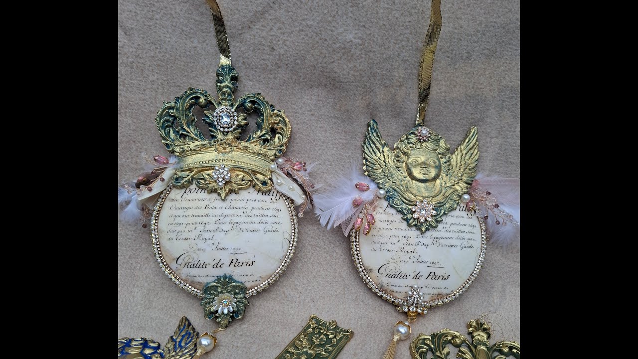 Anleitung königliche Deko-Hänger - Instructions for royal decorative hangers