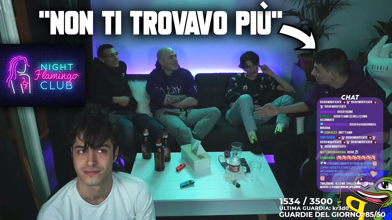 Panetty racconta quella volta in cui Homy scomparve in un nightclub