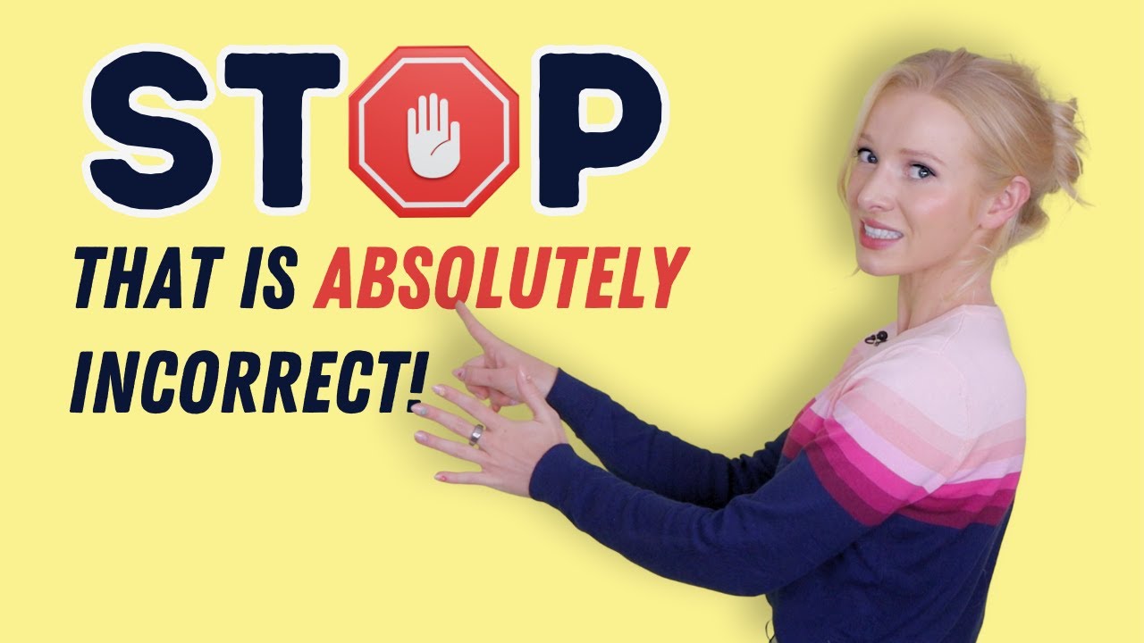 STOP 🚫 - These Common English Mistakes are Absolutely WRONG!