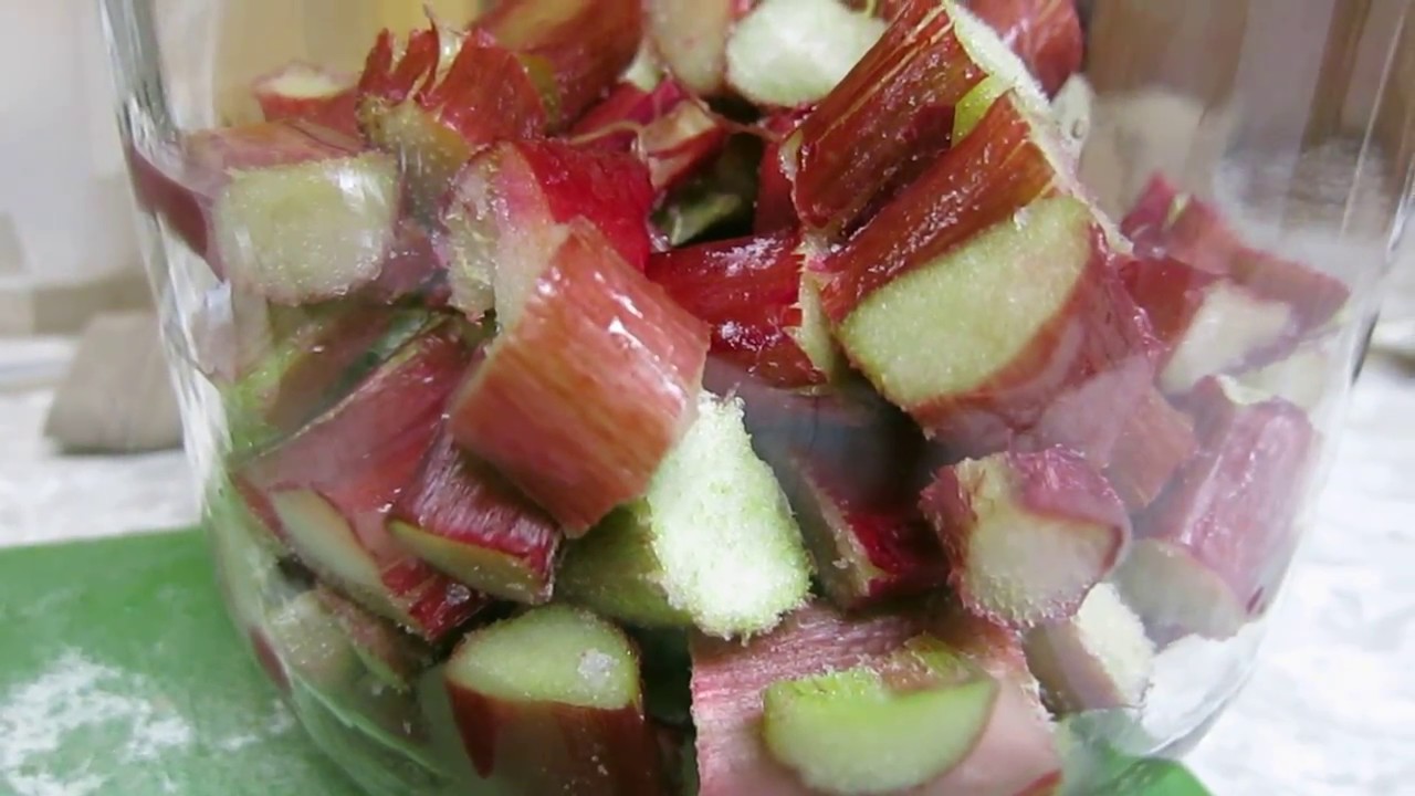 Making a Rhubarb Liqueur