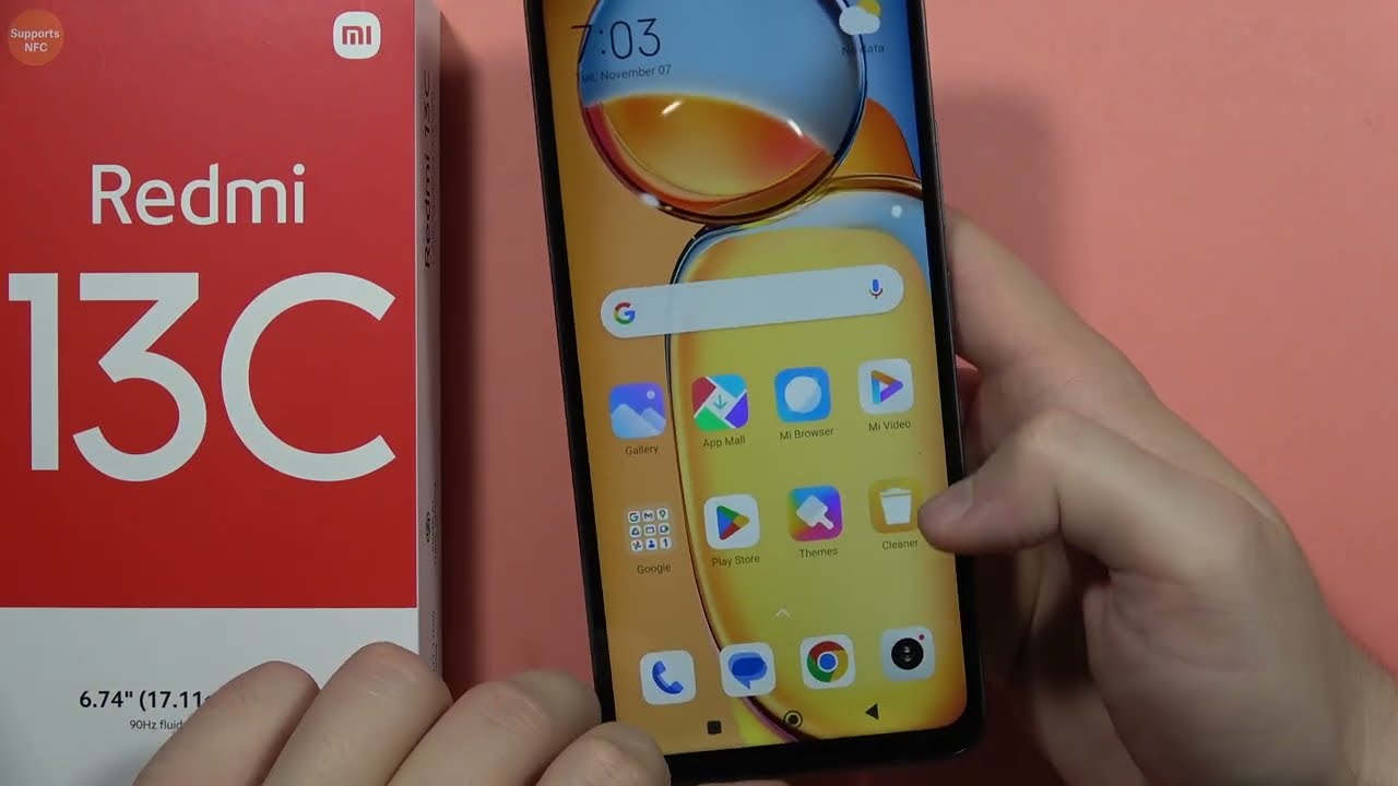 Does Redmi 13C have in-display Fingerprint Sensor 
