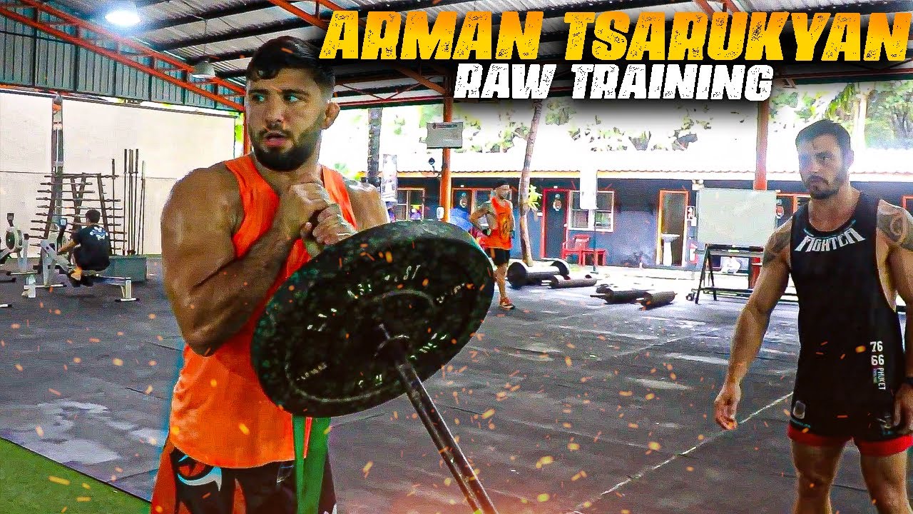 Arman Tsarukyan RAW TRAINING (Tiger Muay Thai)