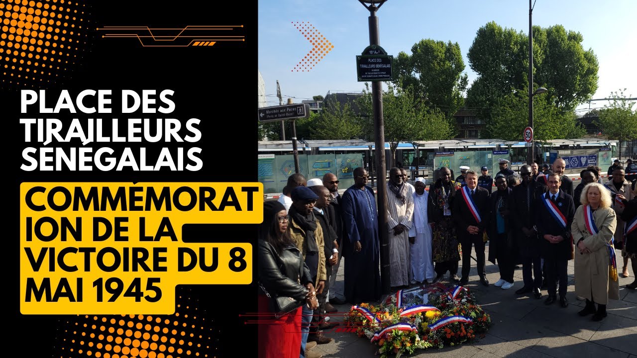 Commémoration du 8 mai 2025 sur la place des tirailleurs Sénégalais