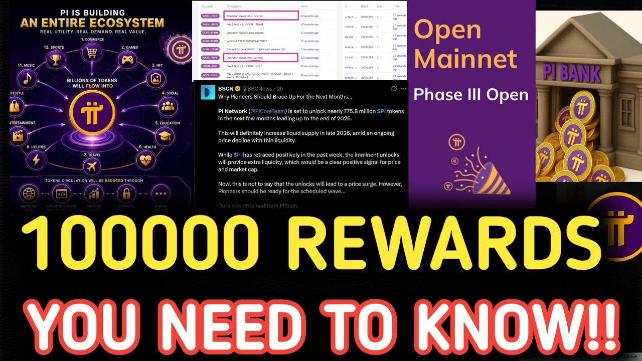 Pi Network скоро взлетит? Оповещение о награде в 100 000 Pi, запускается Pi DeFi Engine
