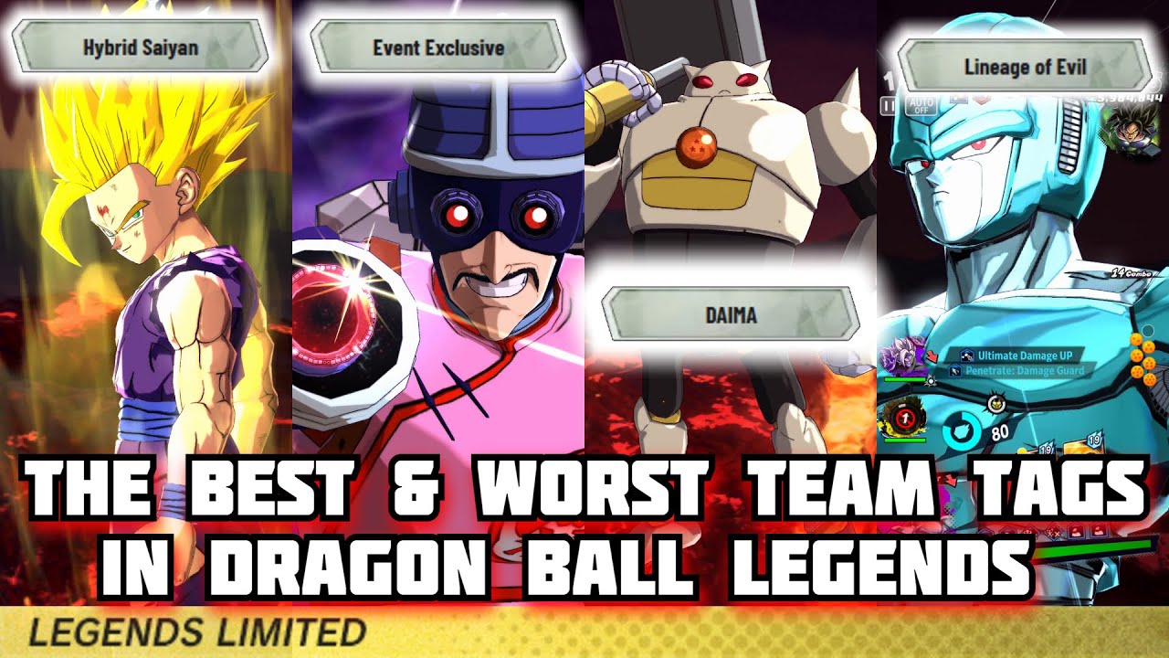 The Best And Worst Team Tags In Dragon Ball Legends