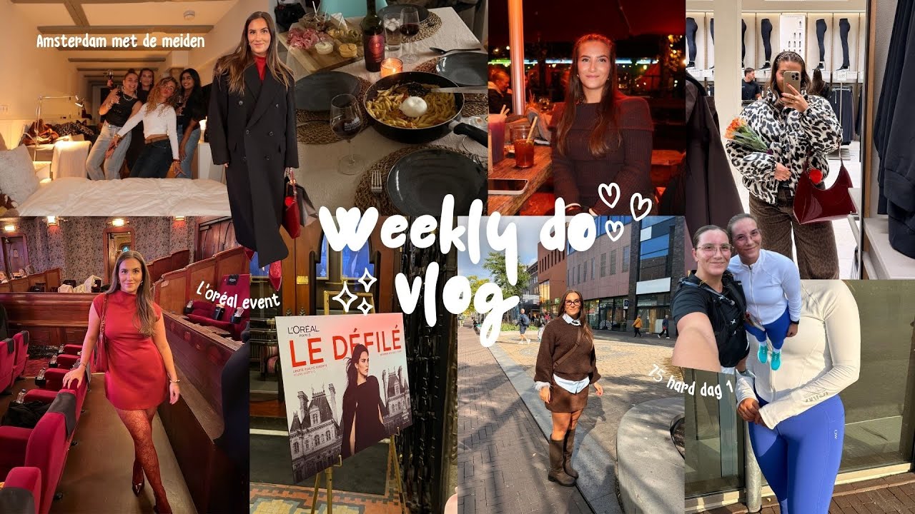Uitgenodigd voor de Le Défilé L'ORÉAL show, begonnen aan de 75 hard challenge & uit in Amsterdam 🍷