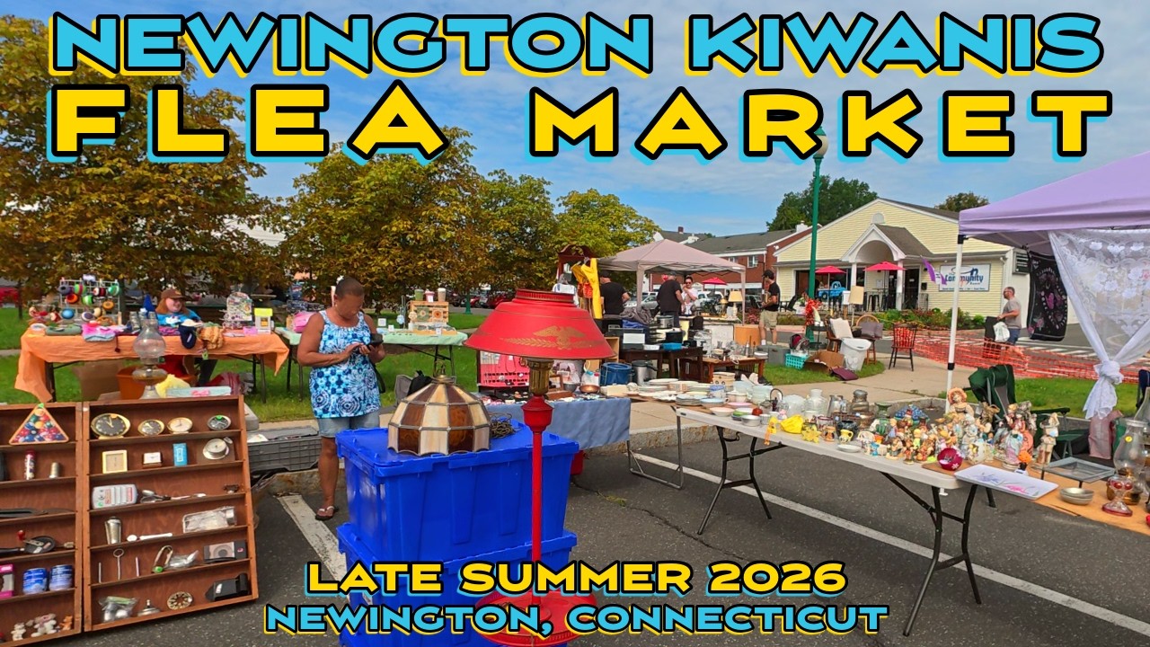Низкие-пренизкие цены и необычные находки на барахолке Newington Kiwanis! Конец лета 2026 года!