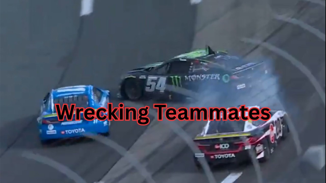 Nascar Teammate Crashes