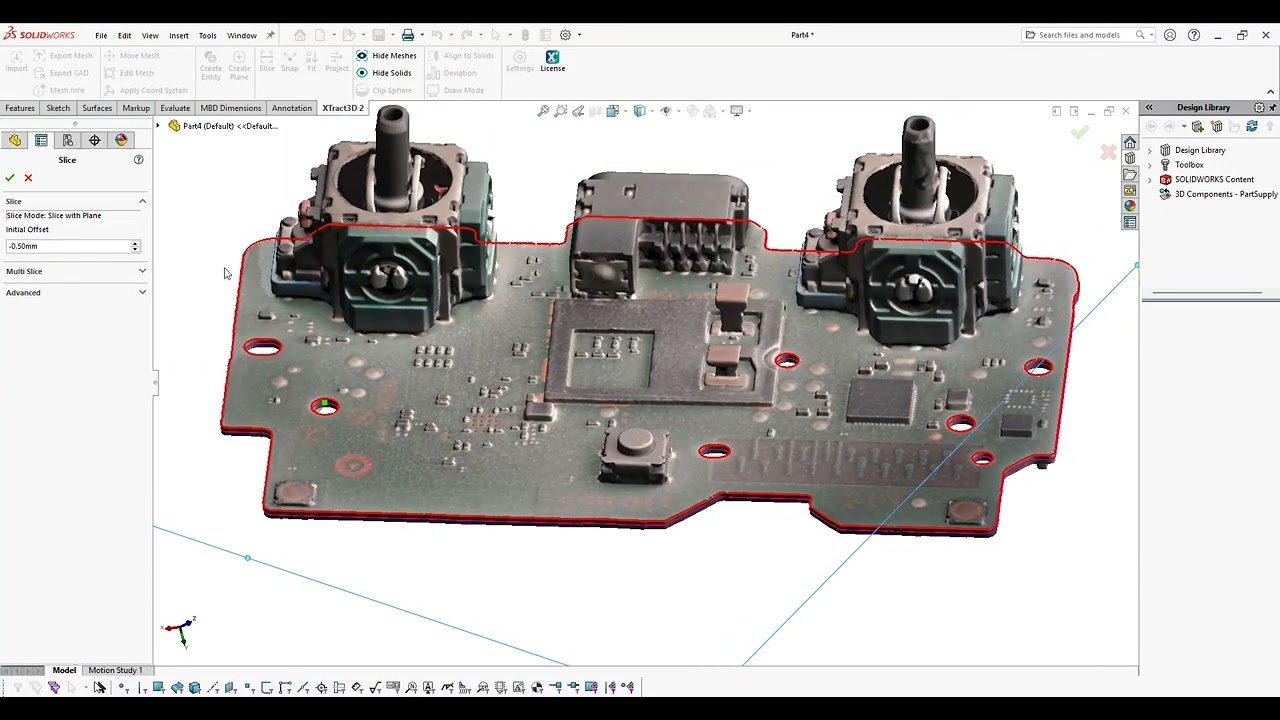 Xtract3D 2: Align Scan Data with a Coordinate System in SOLIDWORKS