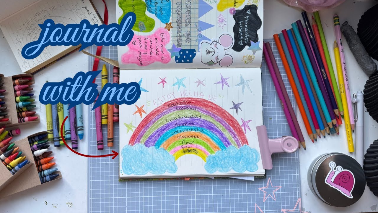 Journal With Me (usando material básicos)📓💗🖍️