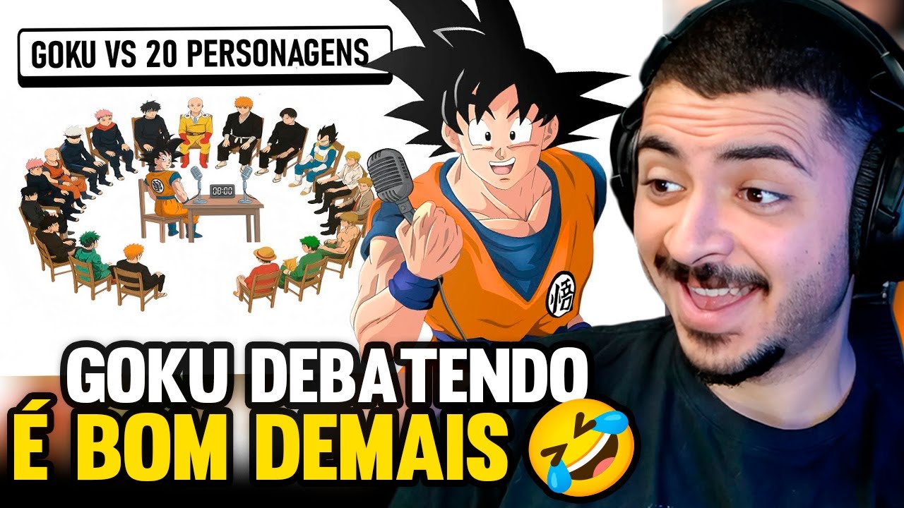 KAMUZ REAGE: GOKU VS 20 PERSONAGENS | Debate de Animes